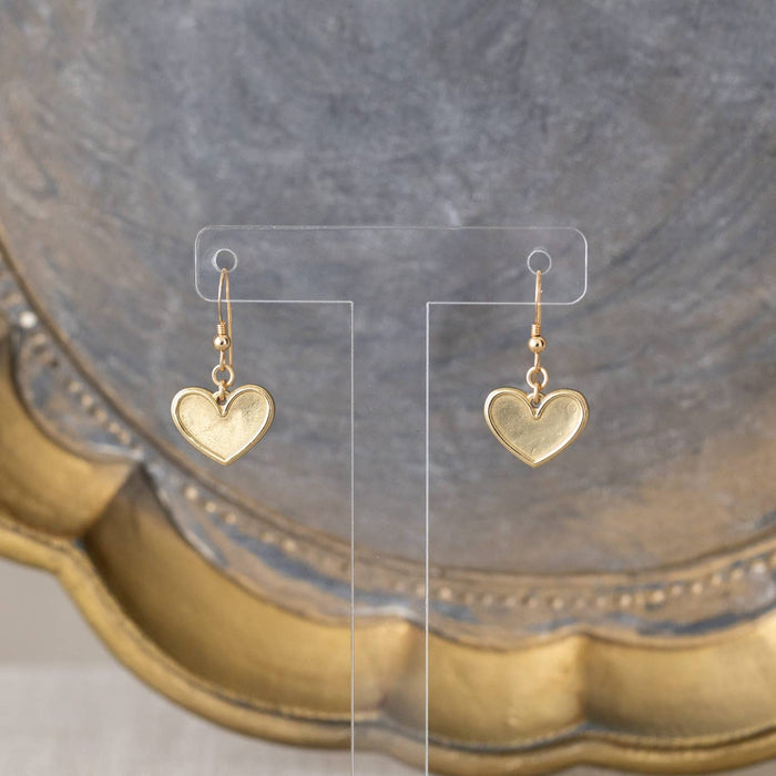 Heart Pendant Earrings